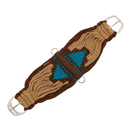 Cincha western de mohair Pool’s con motivo azteca