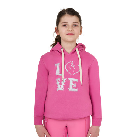 Sudadera con capucha para niña Equestro Winter Love
