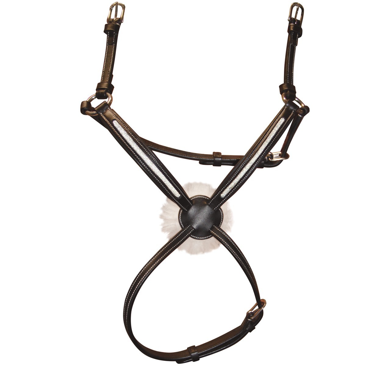 Muserola cruz Flags & Cup MECHELEN Castaño Muserola cruz Flags & Cup MECHELEN Castaño