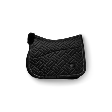 Manta de silla Equestrian Stockholm Jumping de borreguillo sintético Crystal