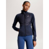 Chaqueta térmica híbrida Tommy Hilfiger Equestrian mujer - Cielo del desierto