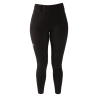 Leggings de equitación Kentucky Classic con grip en la rodilla para mujer - Negro