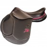 Silla Saumur Privilege Equitation para personalizar - Marrón / rosa