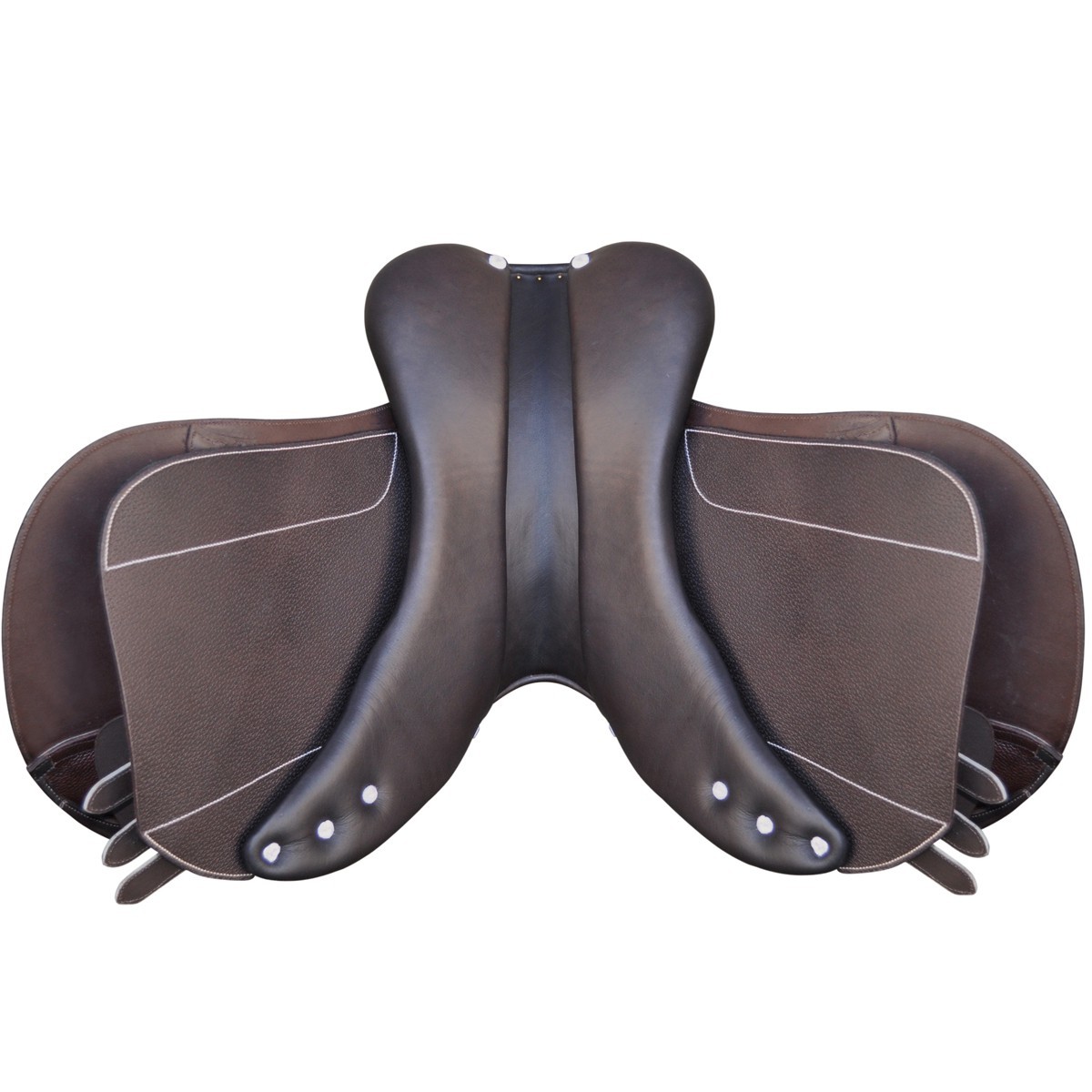 Silla modelo mixto Lyon Privilege Equitation Tabaco