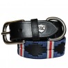 Collar para perro Flags & Cup CHUKKA - Negro / azul / blanco / rojo
