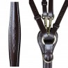 Collar pespuntado CHETAK - Castaño