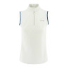 Polo de concurso Equit'M sin mangas Mujeres - Gris