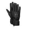 Guantes de equitación impermeables y acolchados B Vertigo Onyx - Belleza negra