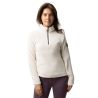 Sudadera polar anorak para mujer Horze Frieda - Azul jet strem