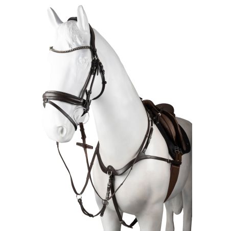 Pecho petral con martingala Horze Hampstead