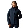 Chaqueta acolchada impermeable para mujer Horz Camila - Arándano
