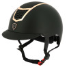 Casco EQUITHEME Airy - Oro rosa / negro