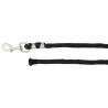 Ramal de amarre Equithème Soft Satiné - Negro