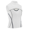 Polo sin mangas Equithème Puebla - Azúl marino / gris