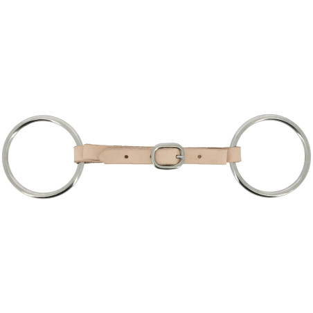 Muserola de cuero Feeling con barbada