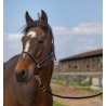 Cabezada Equithème Nylon light - Negro