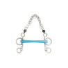 Mors pelham Metalab Flexi recto ramas cortas - Azul