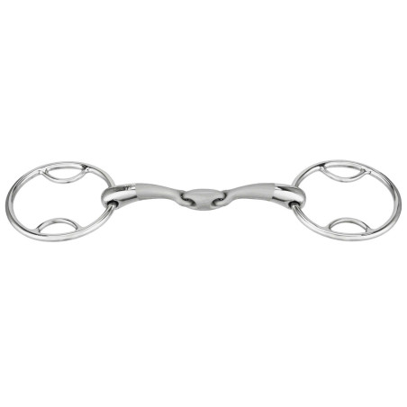 Filete 2 anillas SPRENGER Satinox con pasa doresde 3 piezas