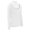 Polo Equithème Cabourg lange mouwen - Blanco