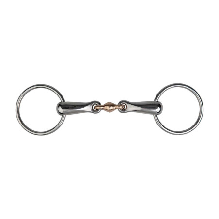 Filete de 2 anillas Metalab con eslabón de cobre