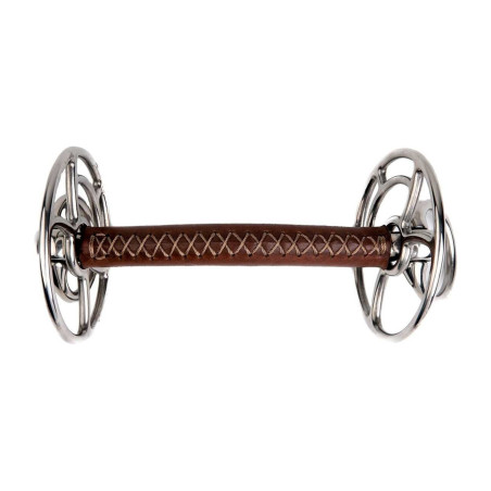 Filete elevador Metalab JW de acero inoxidable y cuero