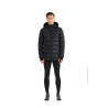 Parka acolchada Ego7 Odino con capucha para hombre - Negro