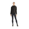 Chaqueta corta acolchada Ego7 Febe con capucha para mujer - Negro