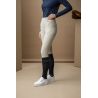 Pantalón híbrido Horseware con asiento de piel AA Fina para mujer - Beige