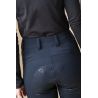 Pantalón híbrido Horseware con asiento de piel AA Fina para mujer - Negro