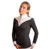 Polo de Concours PENELOPE Verone - Negro / blanco