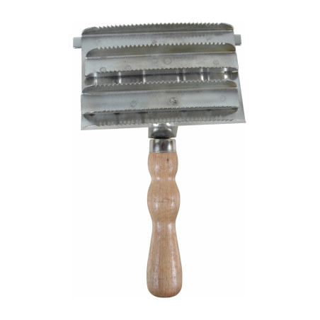 Peine de curry metálico Borstiq