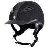 Back on Track® EQ3 Lynx Microfibra/Estrás Casco de Equitación - Negro
