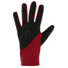 Guantes Equi-Theme Knit digital - Negro / ciruela