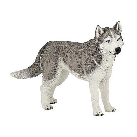 Figurita huski de Siberia Papo