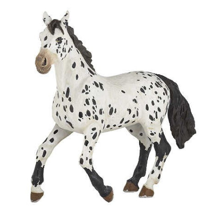 Figurita Appaloosa negro Papo