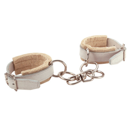 Trabas Apollo cuero cromado y fieltro