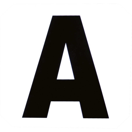 Set de 12 letras adhesivas para picadero