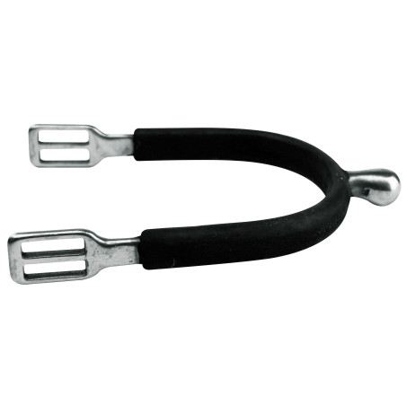 Espuelas Feeling Polo de acero inoxidable chapadas de goma