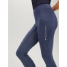 Legging Tommy Hilfiger Equestrian Amber de talle alto full grip para mujer - Índigo desteñido