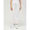 Pantalón Tommy Hilfiger Equestrian Lea grip de rodilla para mujer - Blanco óptico