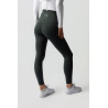 Legging térmico B Vertigo sin costuras con grip integral Leonora - Escarabajo verde