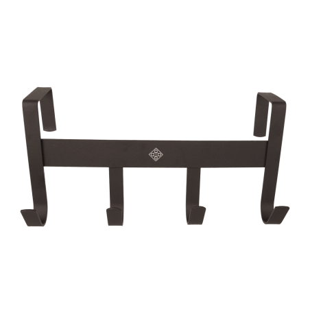 Soporte para bridas de metal mate con 4 ganchos Grooming Deluxe