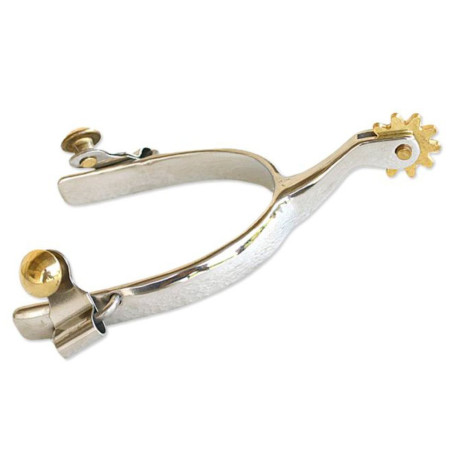 Espuelas con ruedecilla Brad Ren's de acero inoxidable