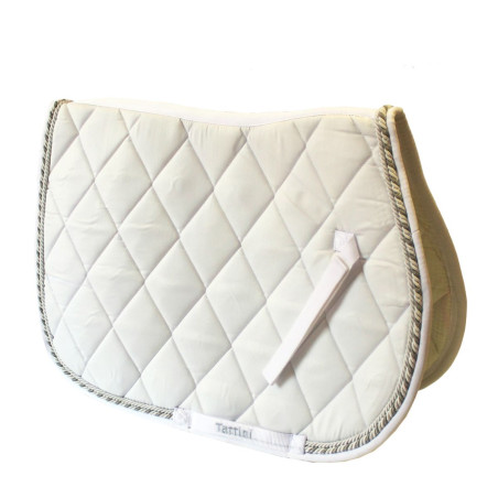 Manta Tattini con pespuntes de rombos y triple vivo