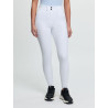 Pantalón LeMieux con asiento de silicona Izzy Young Rider - Blanco