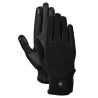 Guantes de equitación Horze Young Rider Romy - Negro