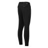 Pantalón de equitación Horze Grand Prix Pro para hombre con grip en las rodillas - Negro