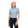 Polo con cremallera Anaheim Tommy Hilfiger Equestrian para mujer - Azul Sweet