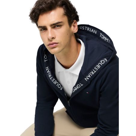Sudadera con capucha con cremallera Tommy Hilfiger Equestrian Ventura para hombre