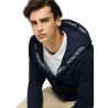 Sudadera con capucha con cremallera Tommy Hilfiger Equestrian Ventura para hombre - Cielo del desierto